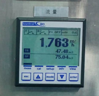 工業在線轉輪流量計，管路式安裝