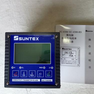 SUNTEX電導率/電阻率儀EC-4310配電極8-241微電腦變送器雙輸出/組