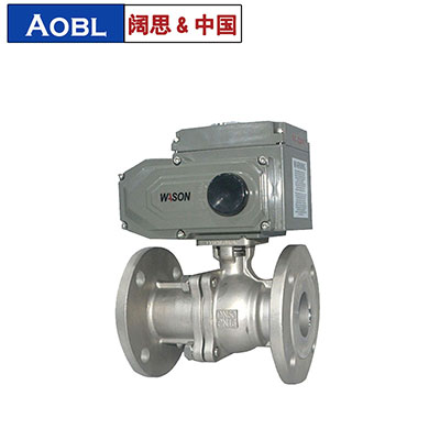 不銹鋼球閥，法蘭球閥，國產AOBL電動球閥-上海闊思電子有限公司官網