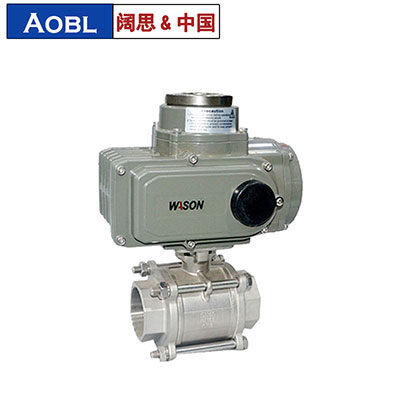 電動絲扣球閥，三片式絲扣球閥，防爆電動絲扣球閥，不銹鋼電動絲扣球閥-上海闊思電子有限公司官網