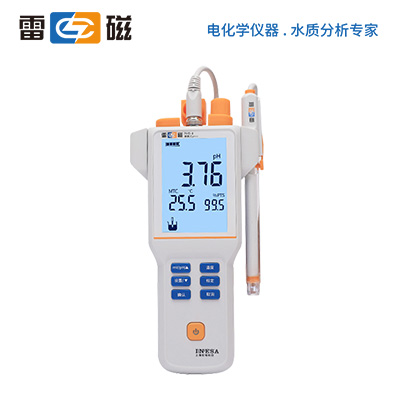 雷磁PH計PHB-4，便攜式PH計，手動調節ph計，水質分析儀